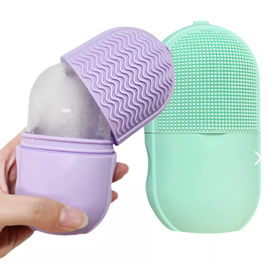 Masajeador Facial Silicona - Rodillo De Hielo