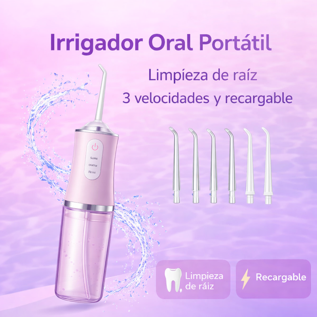 Irrigador Oral Portátil - Waterpulse™