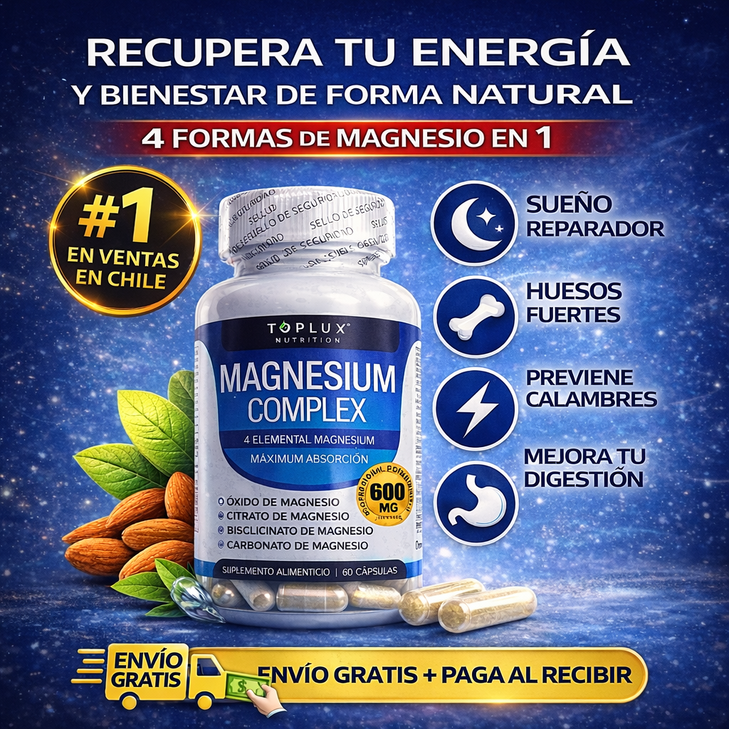 Magnesio Complex 8 Elemental 1000 Mg