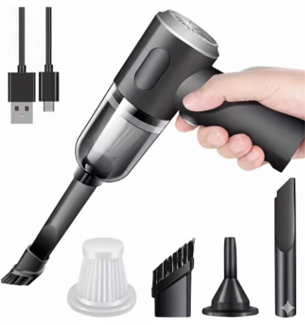 Mini Aspiradora De Auto Portátil