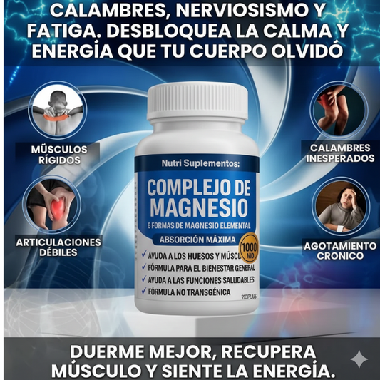Magnesio Complex 8 Elemental 1000 Mg
