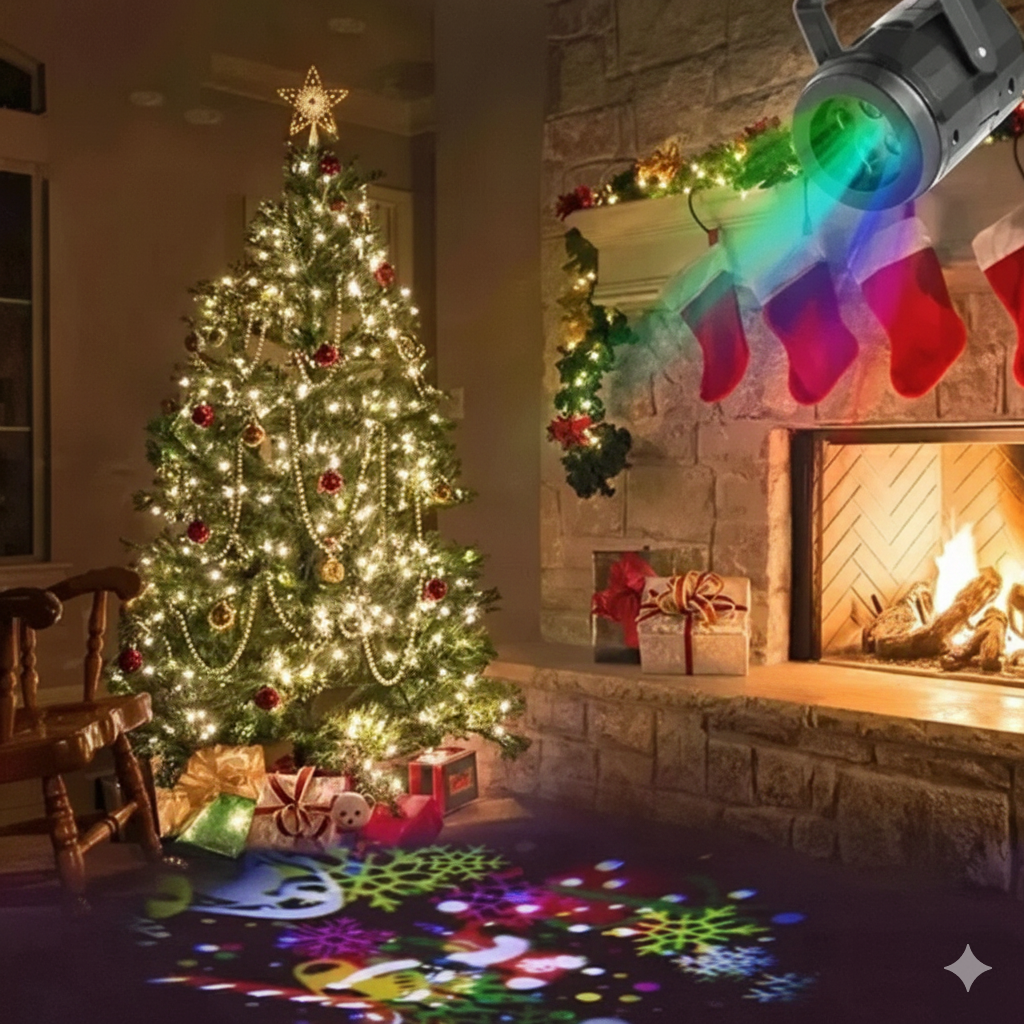 2 Proyectores de Luces Navideñas