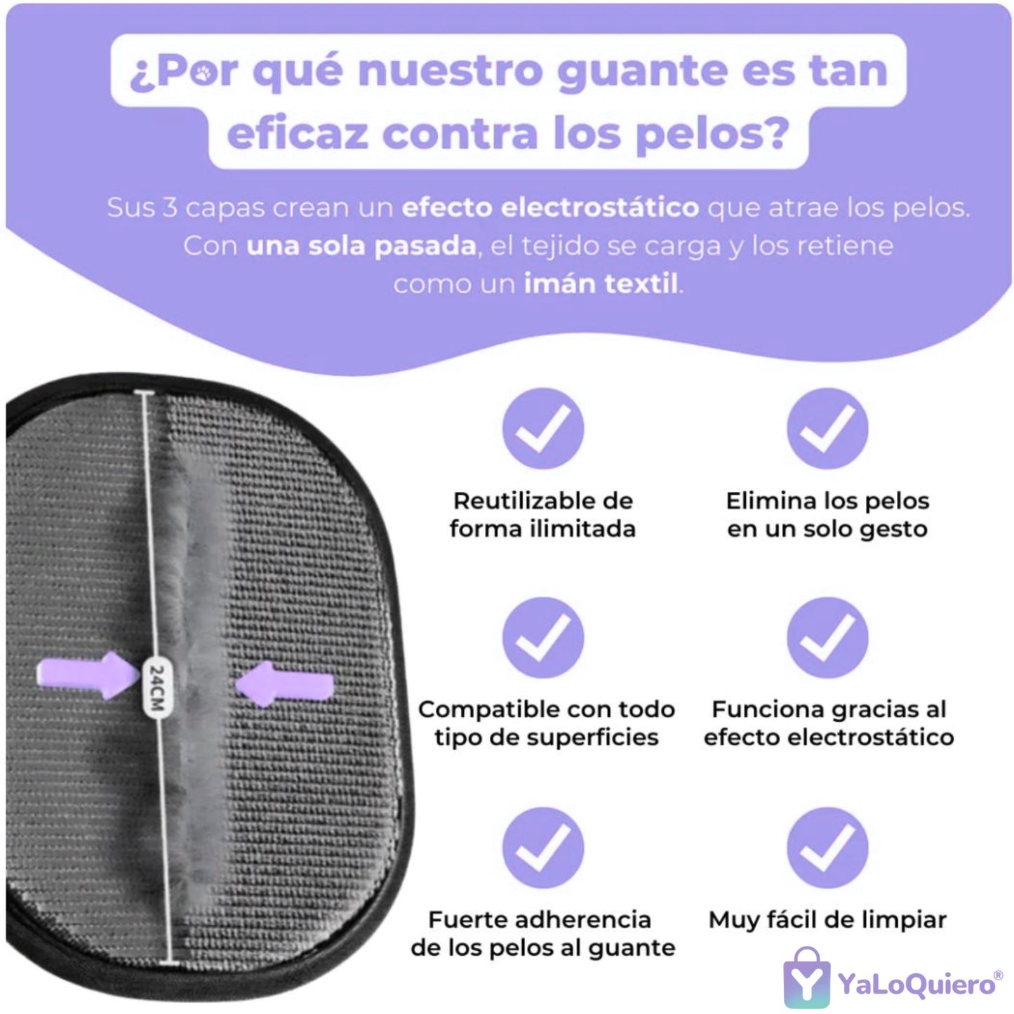 Guante Mágico Quitapelos