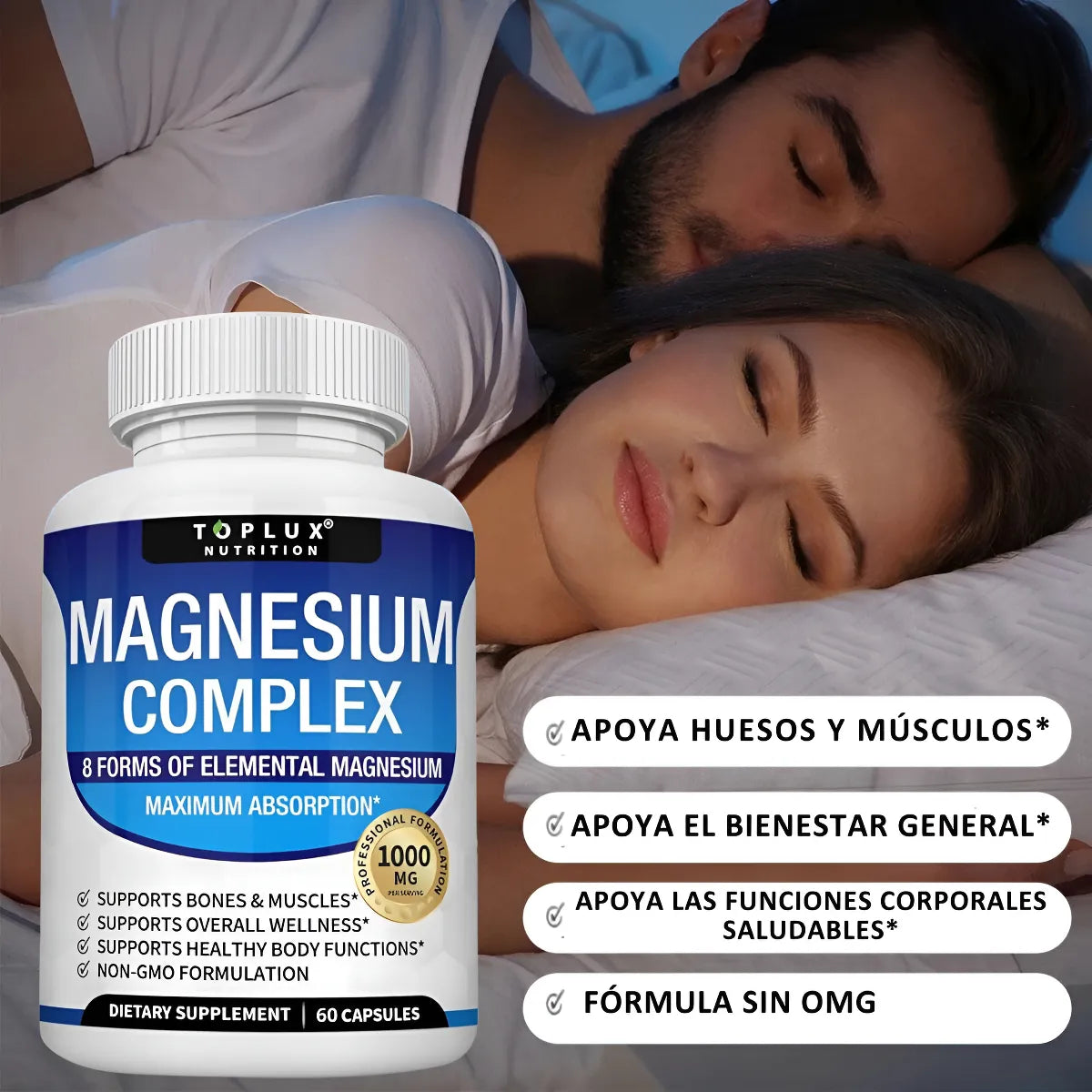 Magnesio Complex 8 Elemental 1000 Mg